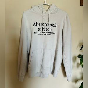 Abercrombie & Fitch - Men’s White Hoodie